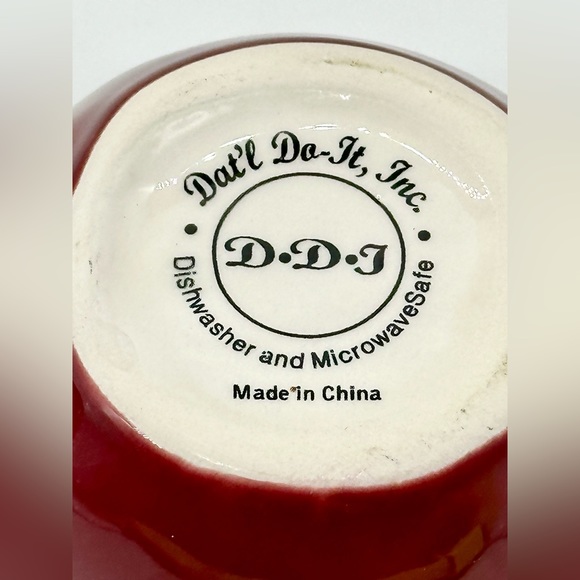 Red Ceramic Oil And Spice Dipping Bowls - Picture 5 of 7